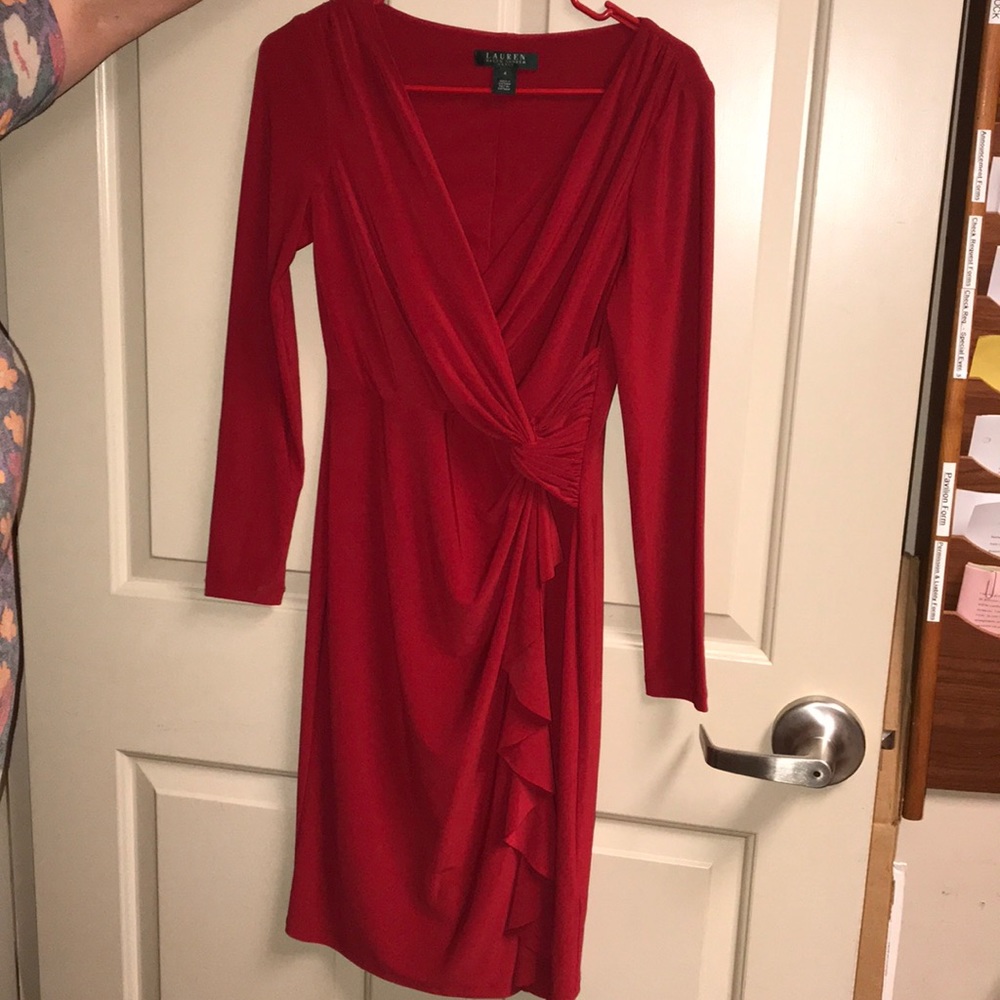 Ralph Lauren red dress